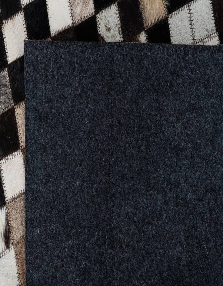 Detail image of  2' x 3' Cowhide Leather Rug