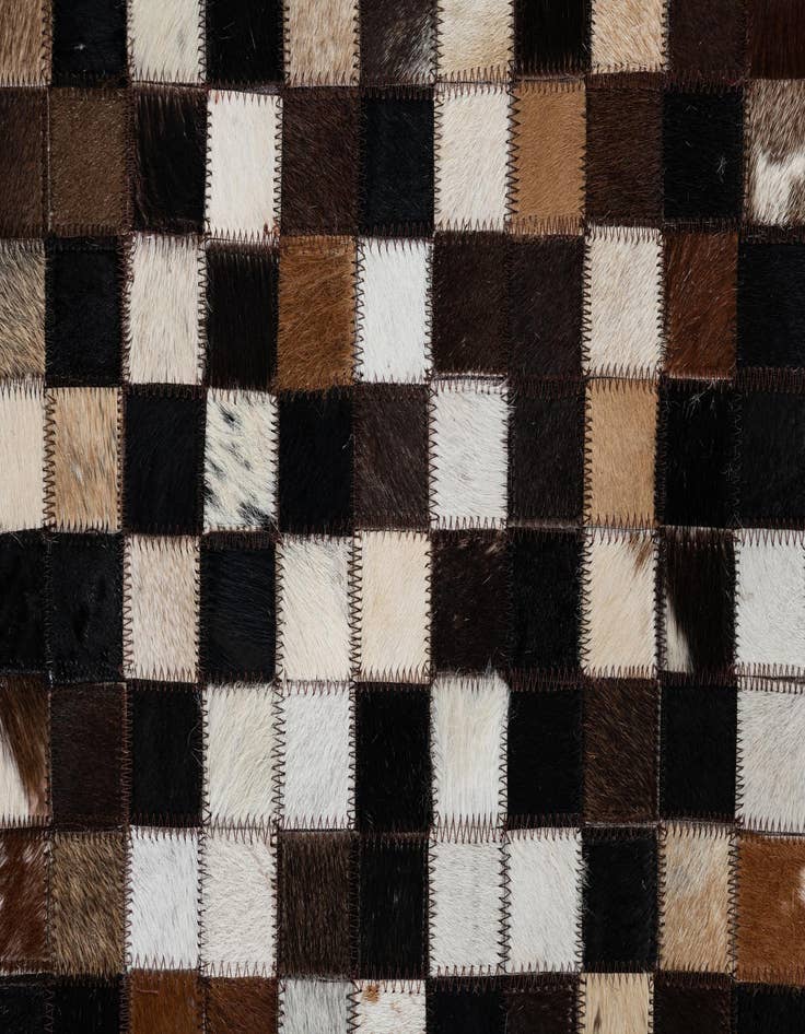 Detail image of  2' x 3' Cowhide Leather Rug