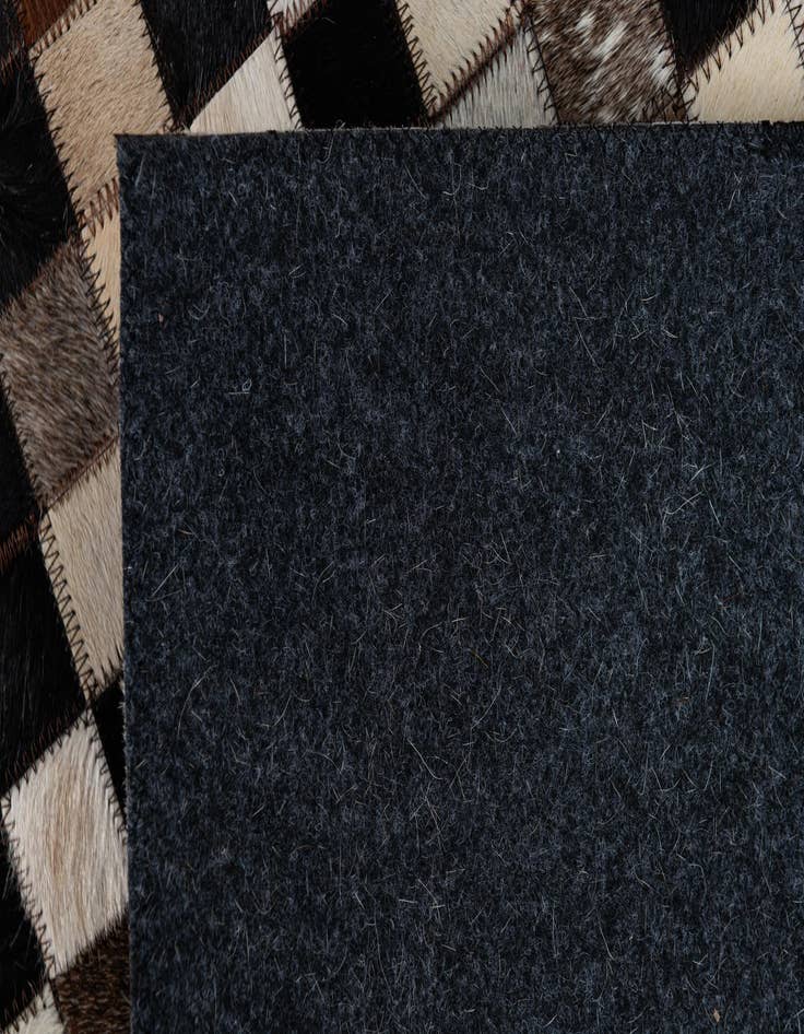 Detail image of  2' x 3' Cowhide Leather Rug