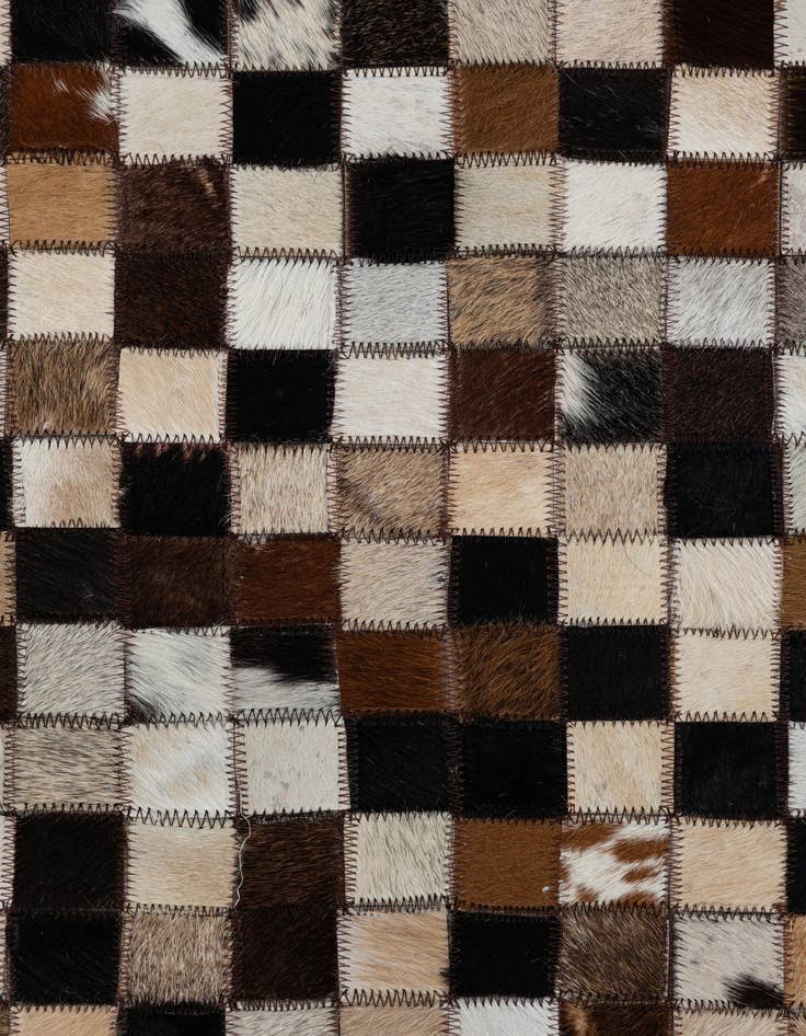 Detail image of  2' x 3' 1 Cowhide Leather Rug