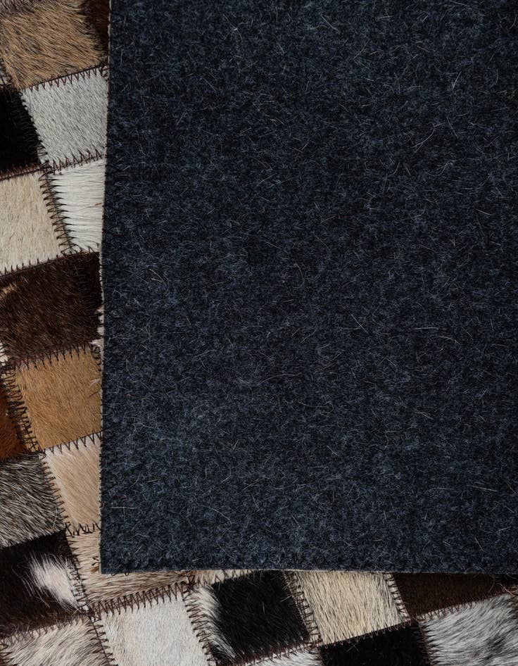 Detail image of  2' x 3' 1 Cowhide Leather Rug