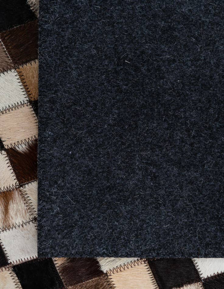 Detail image of  2' x 3' 1 Cowhide Leather Rug