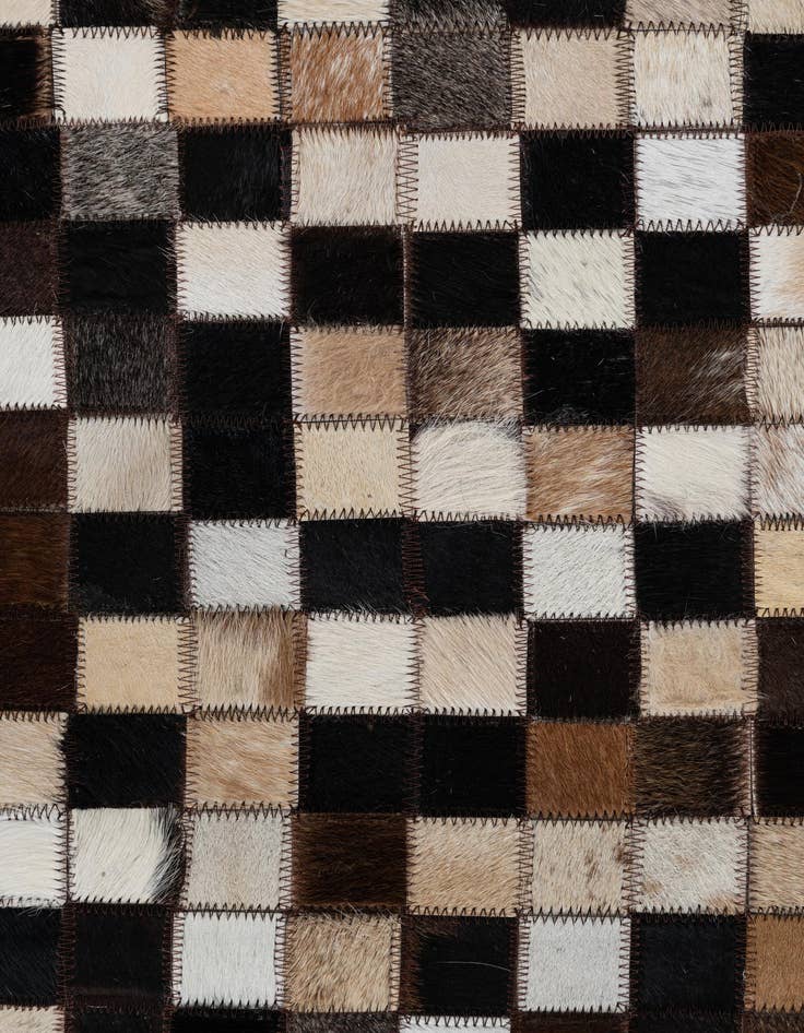 Detail image of  2' x 3' Cowhide Leather Rug