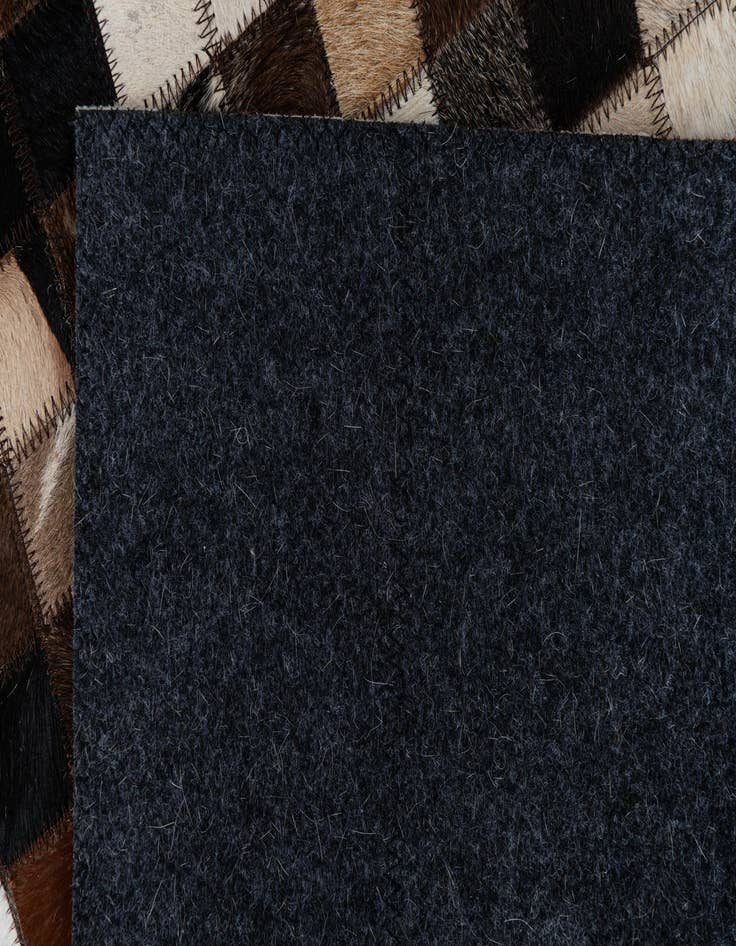 Detail image of  2' x 3' Cowhide Leather Rug