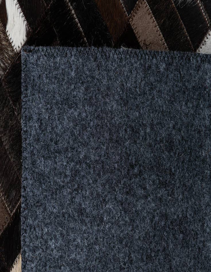 Detail image of  2' 1 x 3' Cowhide Leather Rug