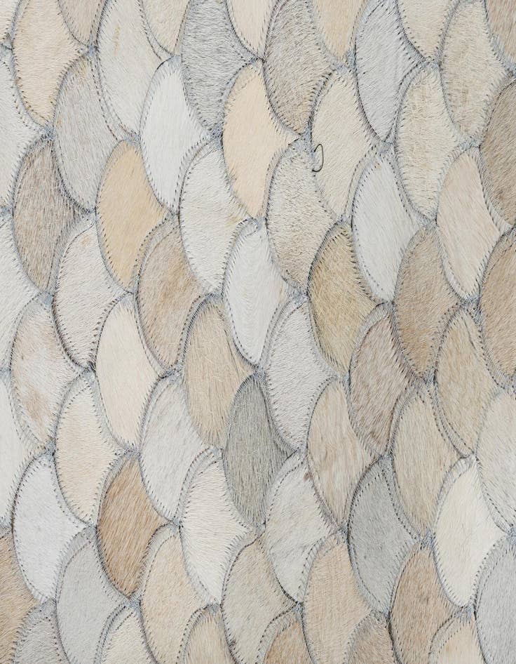 Detail image of  2' x 3' 1 Cowhide Leather Rug