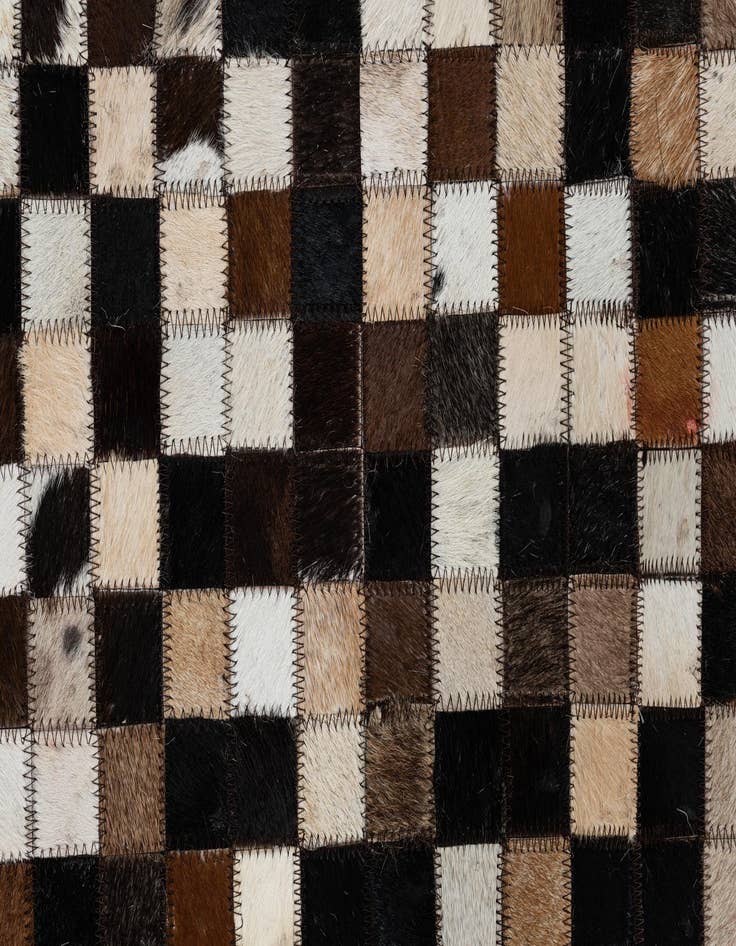 Detail image of  2' x 3' Cowhide Leather Rug