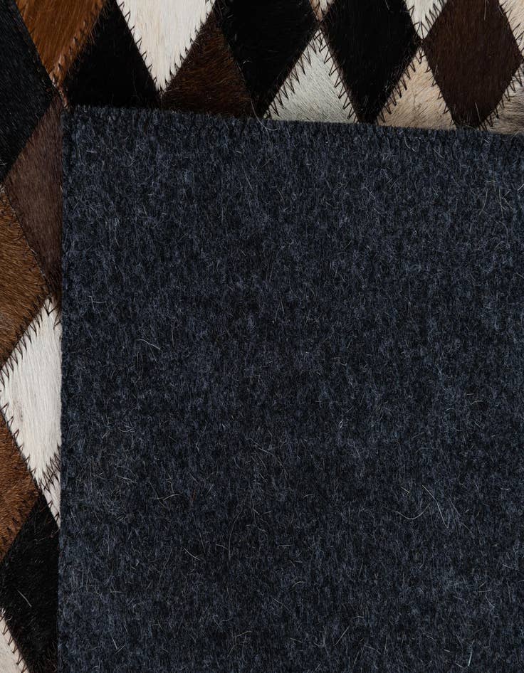 Detail image of  2' x 3' Cowhide Leather Rug