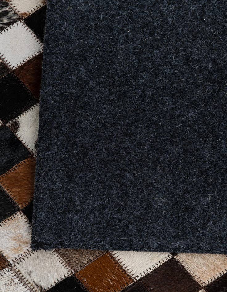 Detail image of  2' x 3' Cowhide Leather Rug