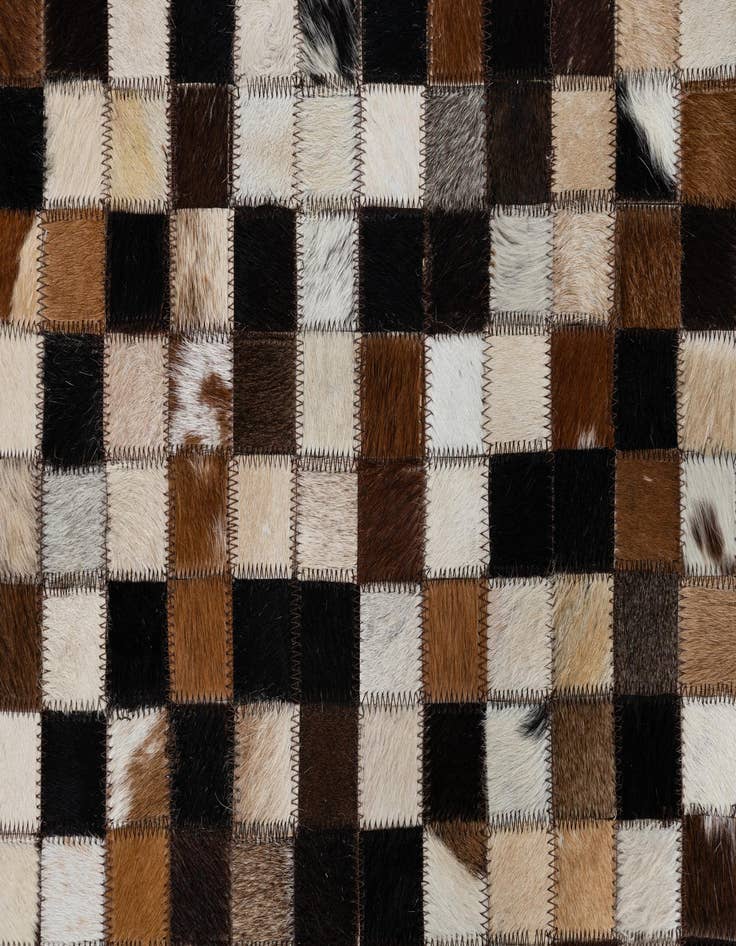 Detail image of  2' x 3' Cowhide Leather Rug