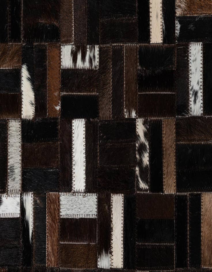 Detail image of  2' x 3' Cowhide Leather Rug