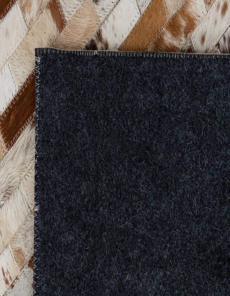 Detail image of  2' x 3' Cowhide Leather Rug