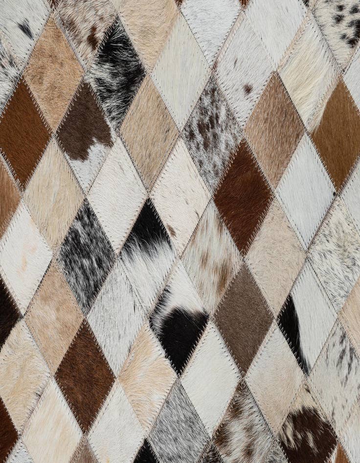 Detail image of  2' x 3' Cowhide Leather Rug