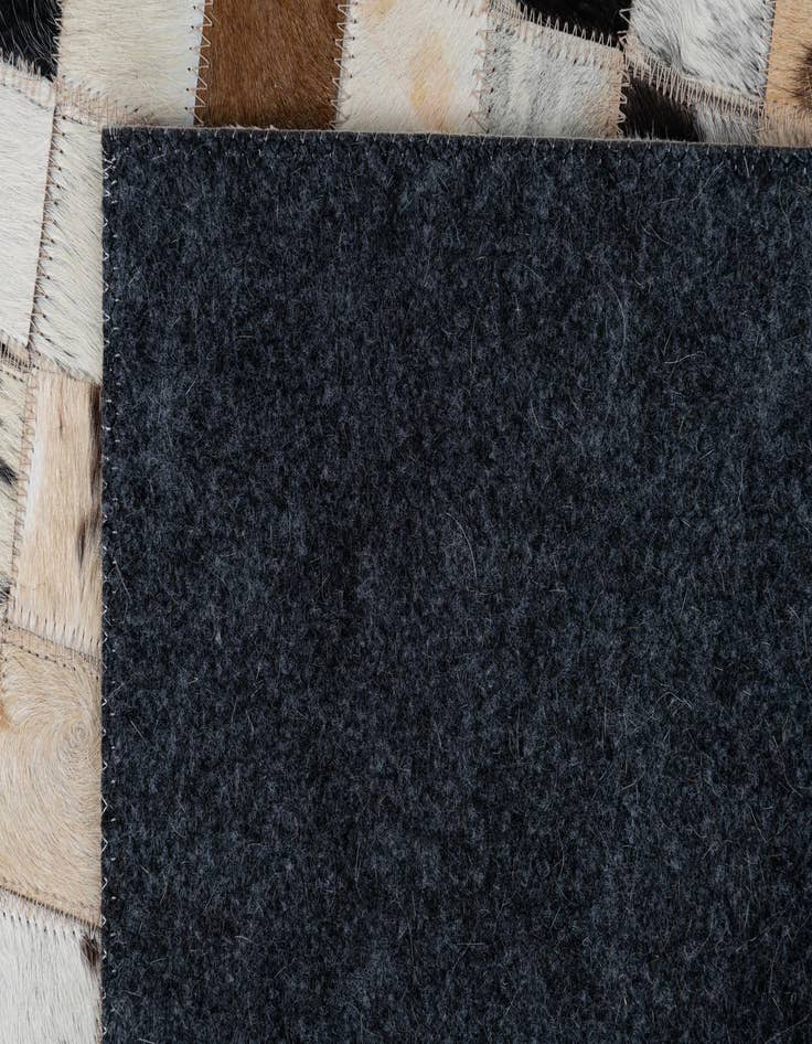 Detail image of  2' x 3' Cowhide Leather Rug