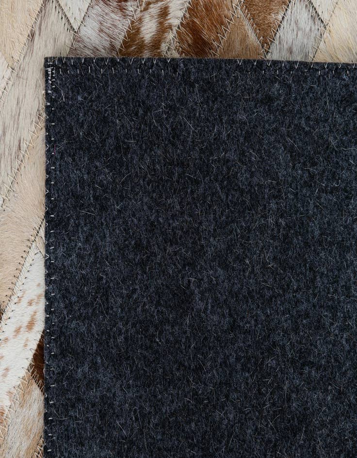 Detail image of  2' x 3' Cowhide Leather Rug