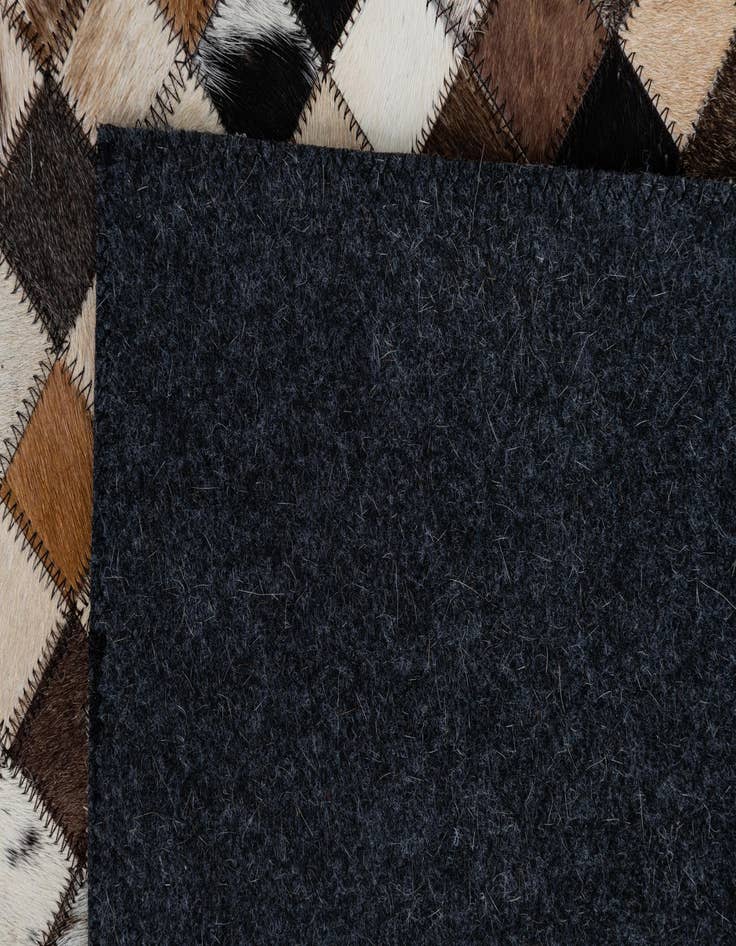 Detail image of  2' x 3' Cowhide Leather Rug