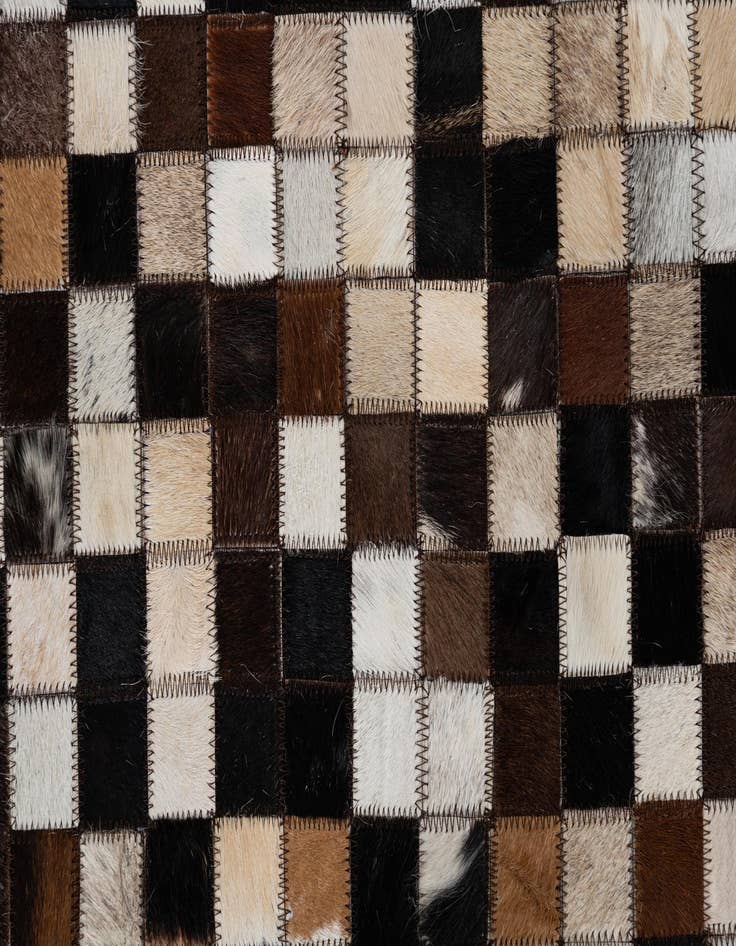 Detail image of  2' x 3' Cowhide Leather Rug