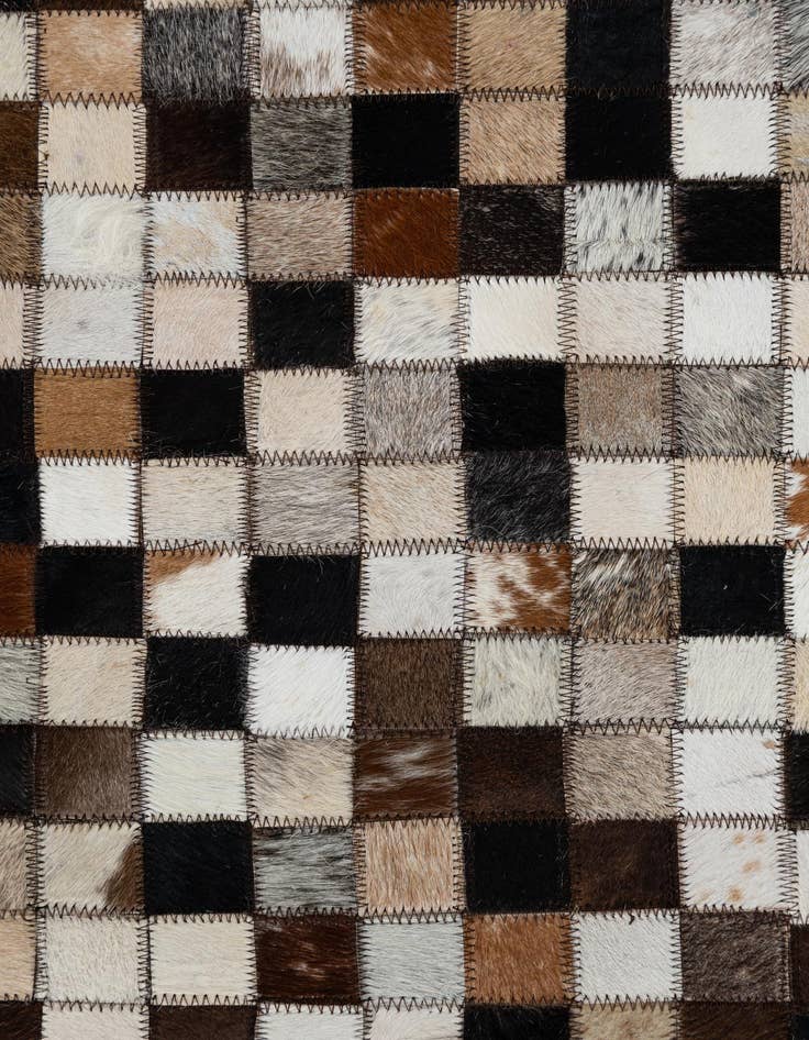 Detail image of  2' x 3' Cowhide Leather Rug