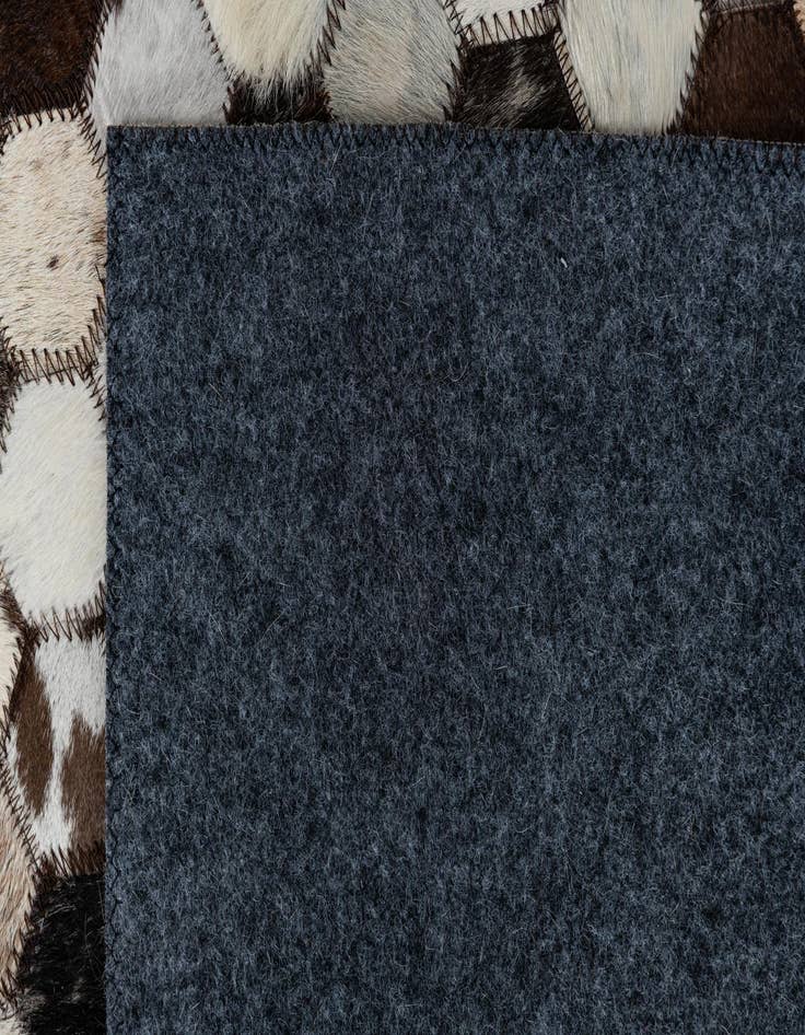 Detail image of  2' x 3' 1 Cowhide Leather Rug