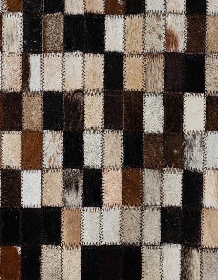 Detail image of  2' x 3' Cowhide Leather Rug