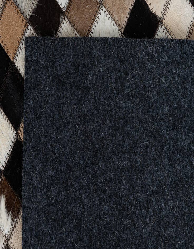 Detail image of  2' x 3' Cowhide Leather Rug