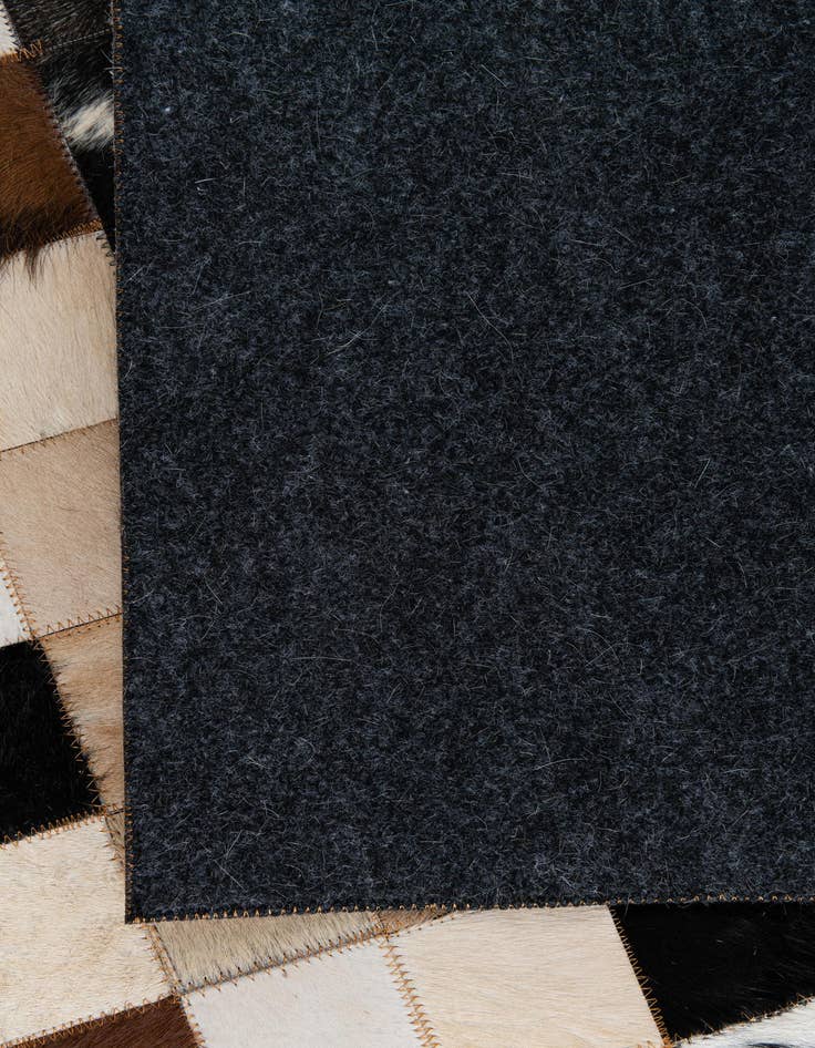 Detail image of  5' x 8' Cowhide Leather Rug