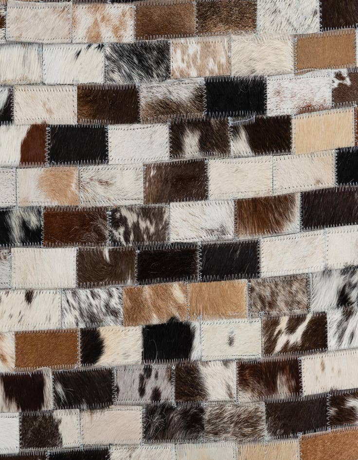 Detail image of  5' x 8' Cowhide Leather Rug