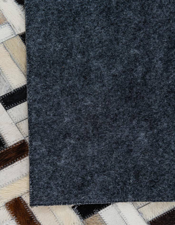 Detail image of  5' 2 x 8' Cowhide Leather Rug