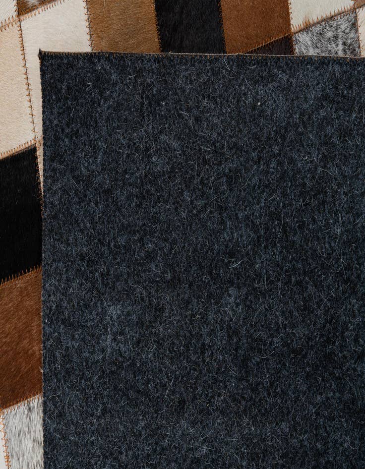 Detail image of  5' x 8' Cowhide Leather Rug