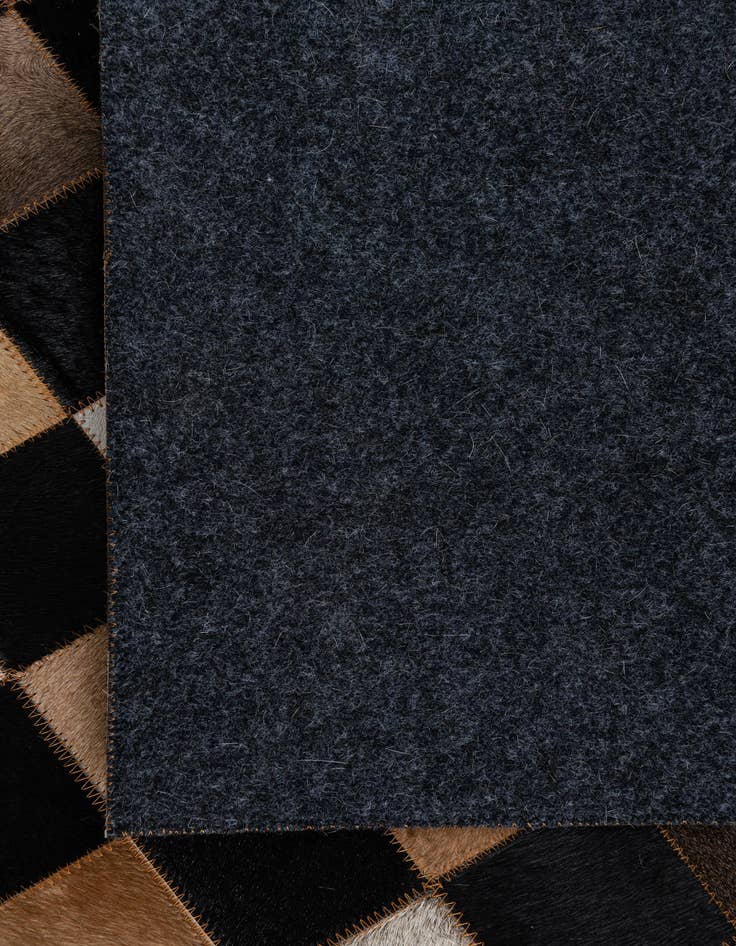 Detail image of  5' x 8' Cowhide Leather Rug