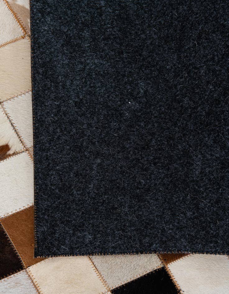Detail image of  5' x 8' Cowhide Leather Rug