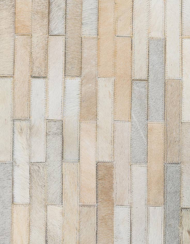 Detail image of  5' x 8' Cowhide Leather Rug