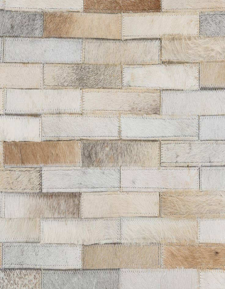 Detail image of  5' x 8' Cowhide Leather Rug