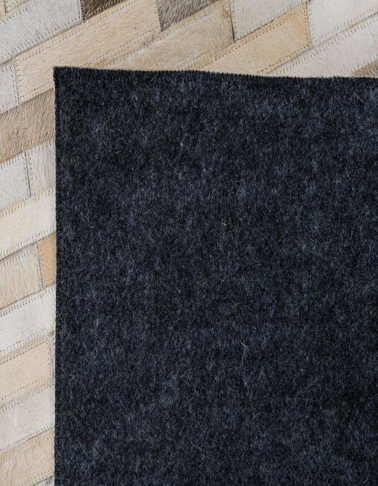 Detail image of  5' x 8' Cowhide Leather Rug