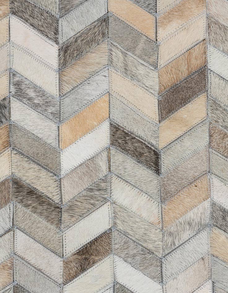 Detail image of  5' x 8' Cowhide Leather Rug