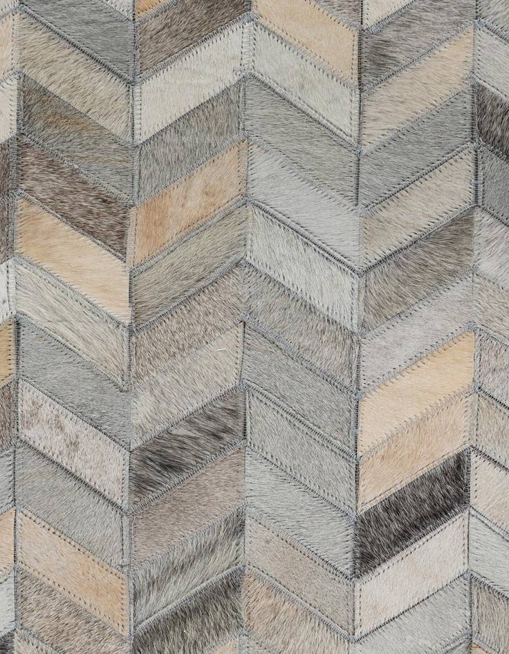 Detail image of  5' x 8' Cowhide Leather Rug