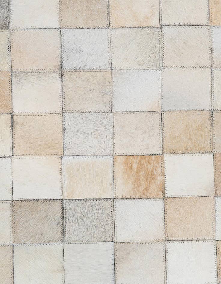 Detail image of  5' x 8' Cowhide Leather Rug