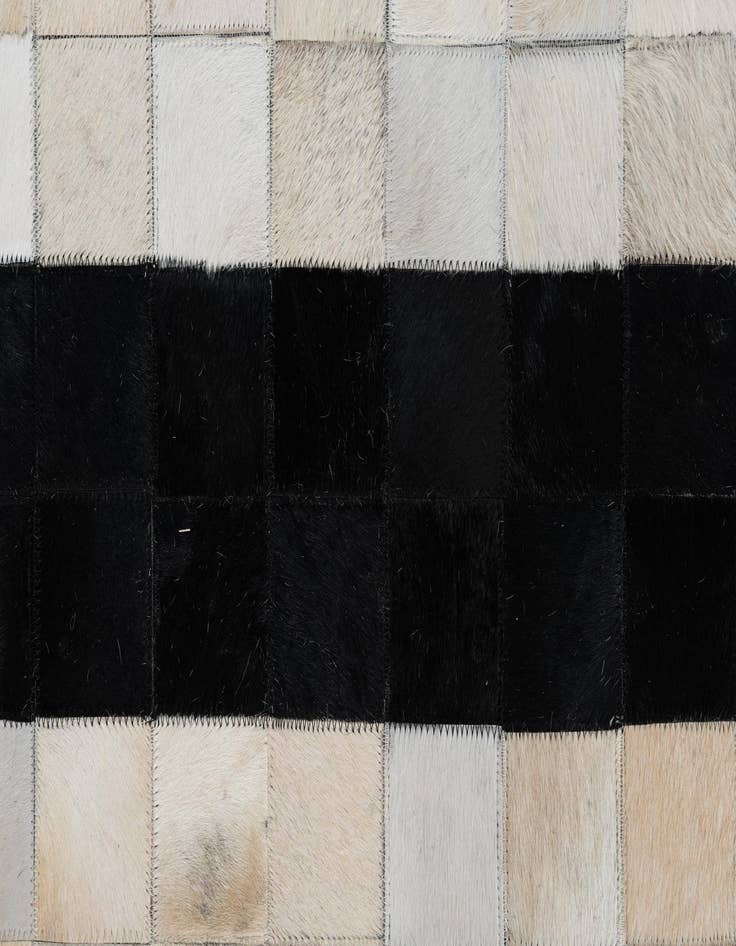 Detail image of  5' x 8' Cowhide Leather Rug