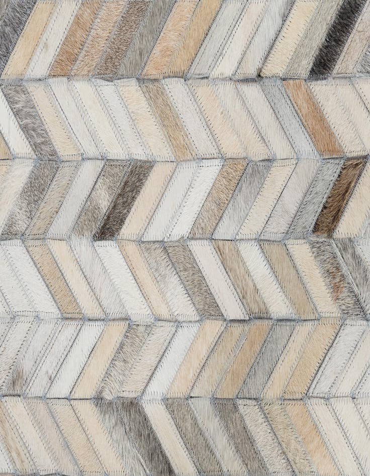 Detail image of  5' x 8' Cowhide Leather Rug