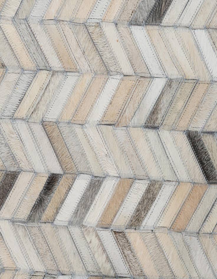 Detail image of  5' x 8' Cowhide Leather Rug