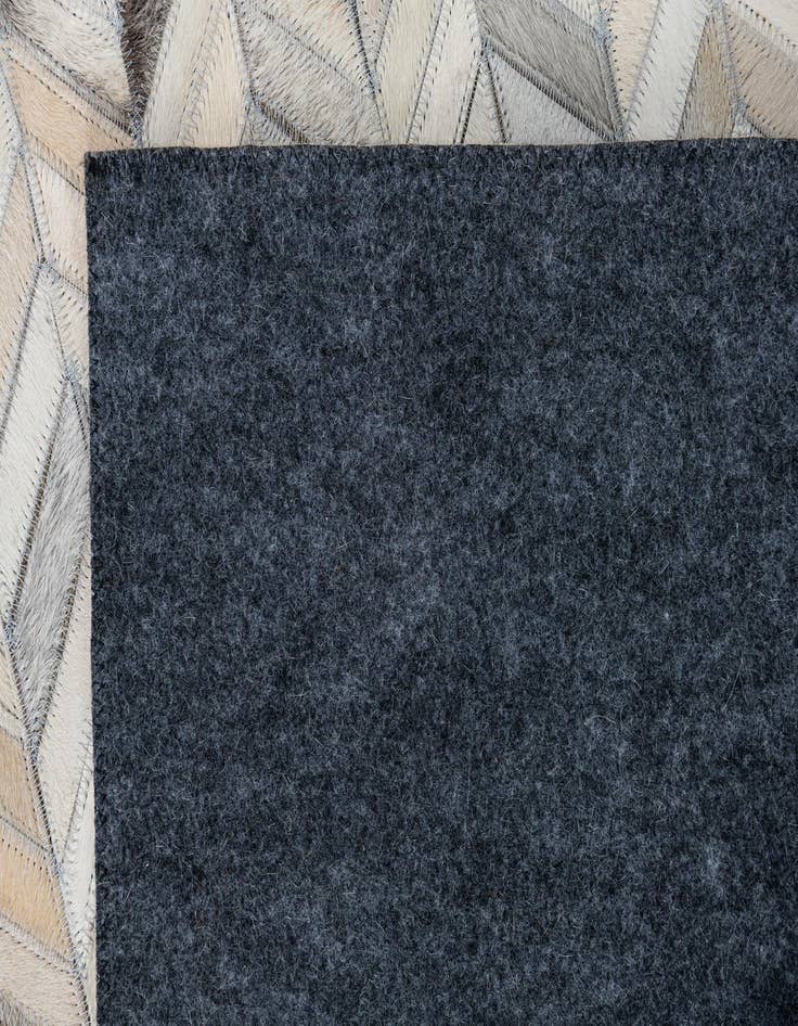 Detail image of  5' x 8' Cowhide Leather Rug