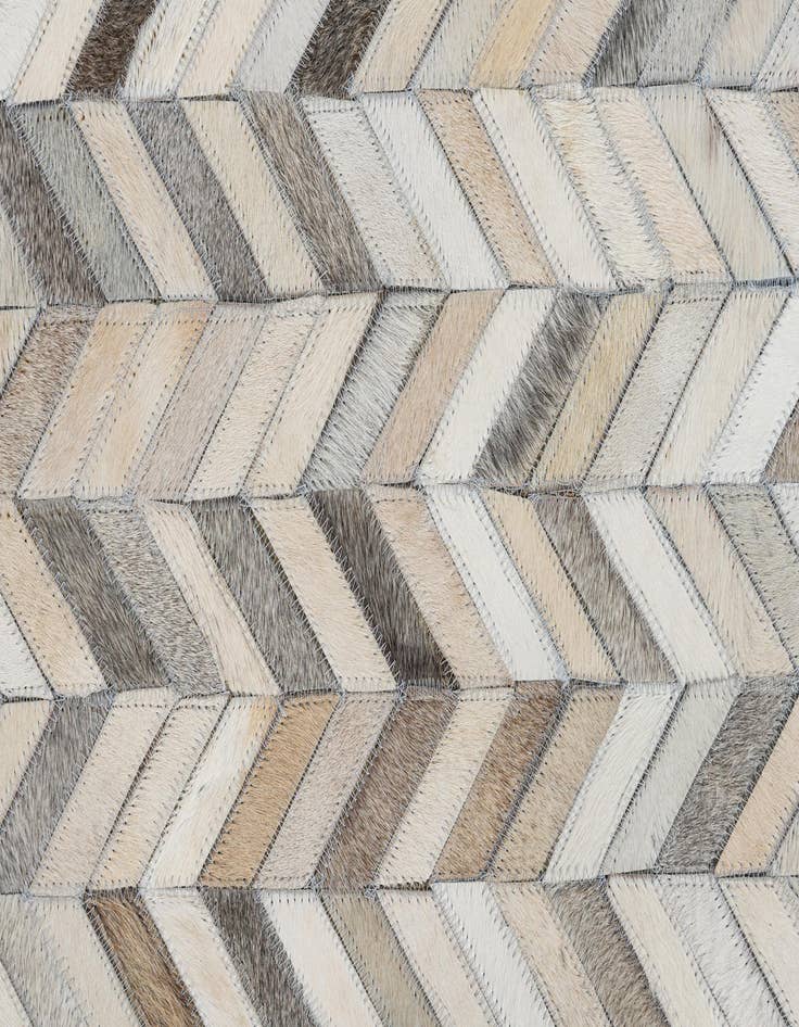 Detail image of  5' x 8' Cowhide Leather Rug