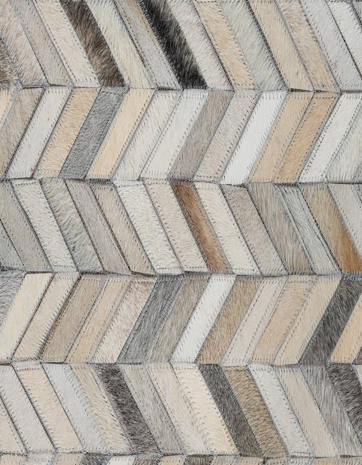 Detail image of  5' x 8' Cowhide Leather Rug