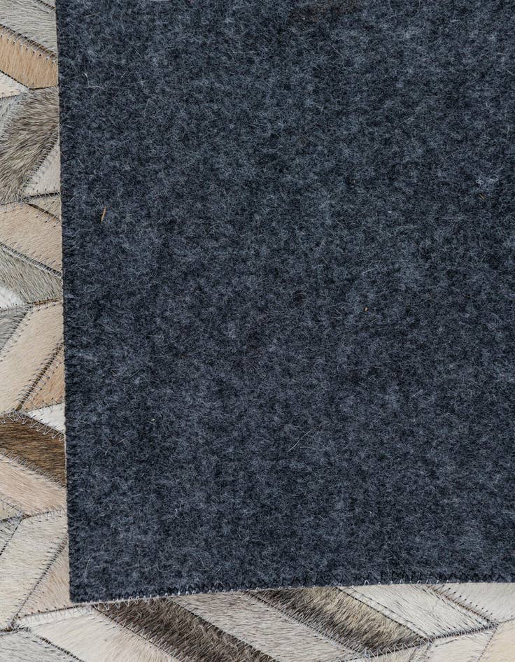 Detail image of  5' x 8' Cowhide Leather Rug