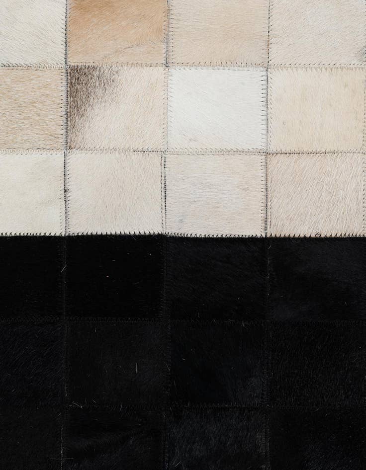 Detail image of  5' x 8' Cowhide Leather Rug