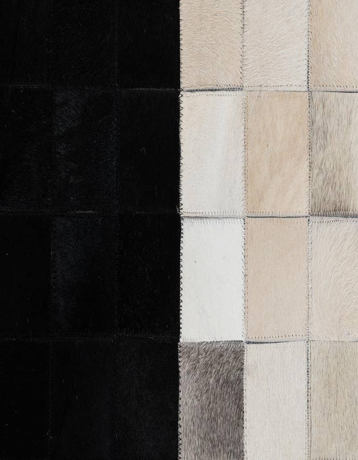 Detail image of  5' x 8' Cowhide Leather Rug