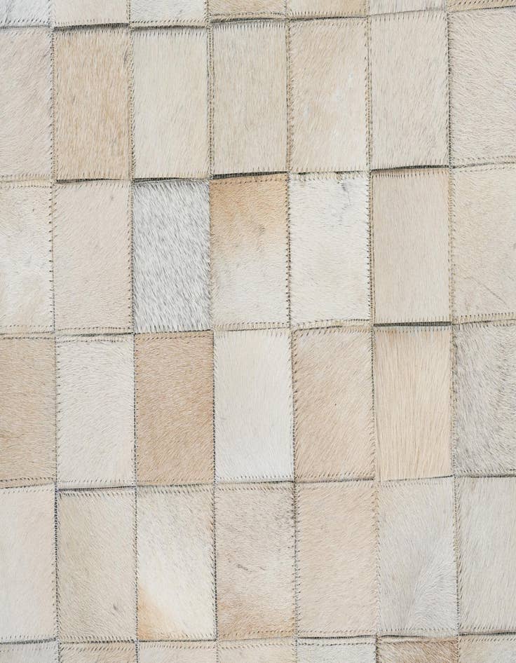 Detail image of  5' x 8' Cowhide Leather Rug