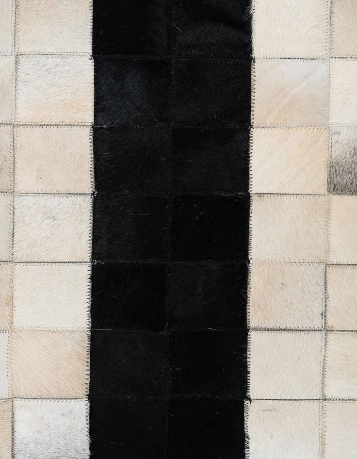 Detail image of  5' x 8' Cowhide Leather Rug