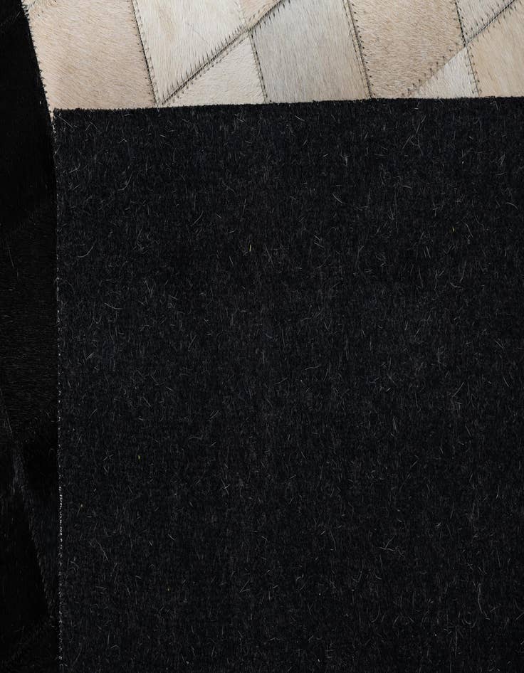 Detail image of  5' x 8' Cowhide Leather Rug