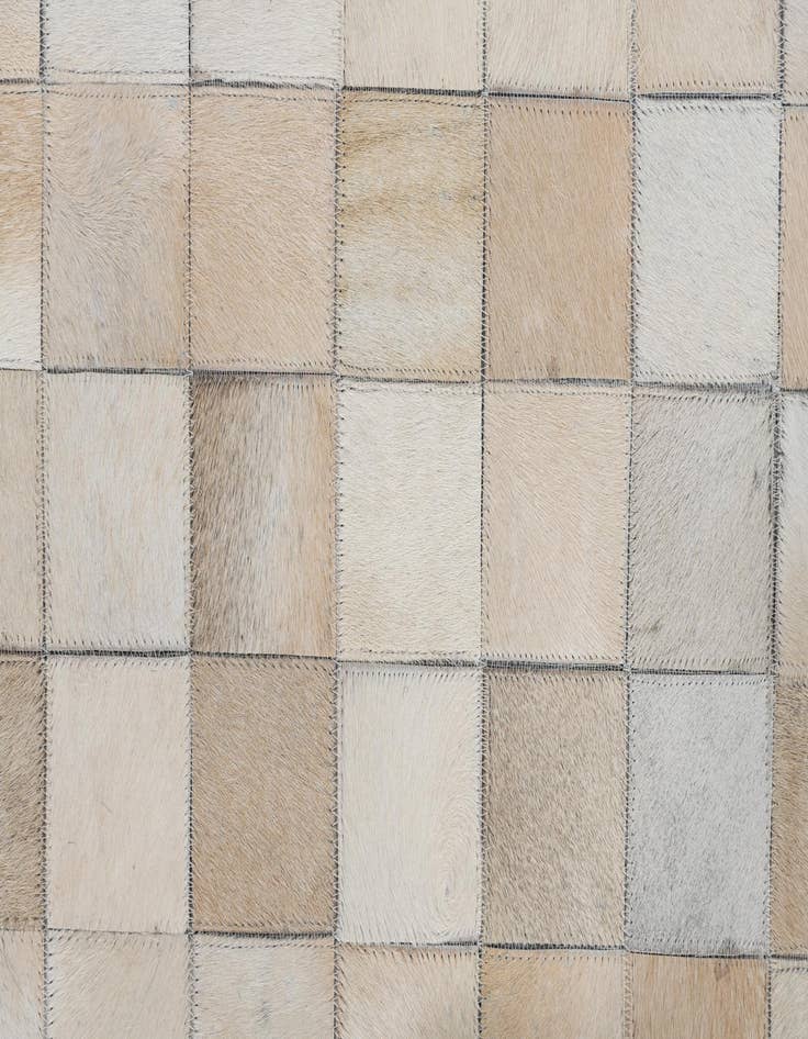 Detail image of  5' x 8' Cowhide Leather Rug